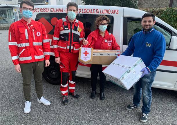 Our Customer Donated 1000 Surgical Masks, Which Is From CYC, To The Luino Red Cross