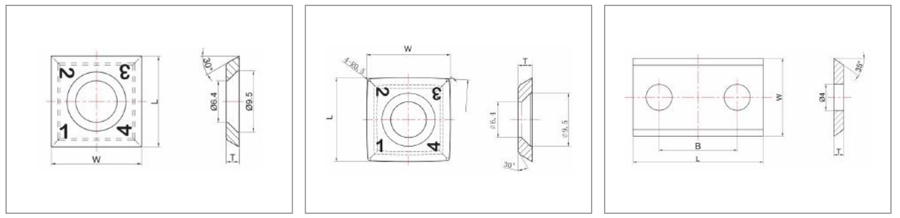  Specification of Indexable Knives