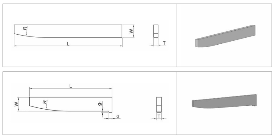  Specification of Blanks for Router Cutters